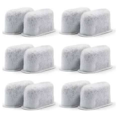 12pcs Filtres à eau à charbon de rechange Filtre non tissé pour cafetières (1/5)