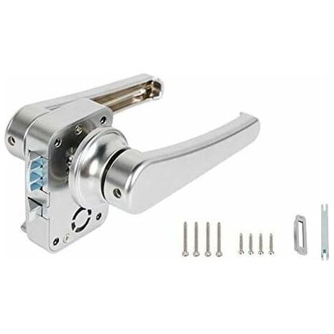 RV Serrure de Porte de Toilette Salle de Bain Serrure de Porte Caravane Bateau Loquet PoignéE Serrure RV Accessoires (1/5)