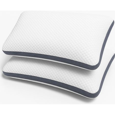 Aamira Orthopaedic Bed Pillow 70x45cm Shredded Memory Foam (1/5)