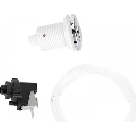 Interrupteur à Bouton D'air SPA Bouton Pneumatique De Piscine Sur Off Interrupteurs à Poussoir Ensemble De Commutateurs D'équipement De Piscine Kits De Tubes De Bain Pour Outils Domestiques (1/4)