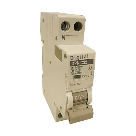 digital 01032 Interruttore 1P+N 32A 230V curva C 4.5kA