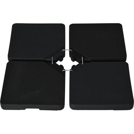 Lot de 4 dalles de lestage PERRINE noir (1/5)