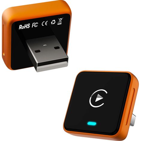 Adattatore CarPlay wireless - Apple iPhone - mini dongle plug-and-play che converte CarPlay cablato in wireless - Apple CarPlay wireless (1/4)