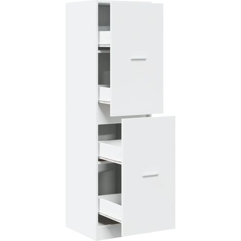 Apothekerschrank Weiß 40x41x144,5 cm Holzwerkstoff vidaXL