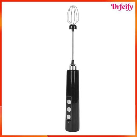Mousseur à lait - - Baguette mousseur - Rechargeable USB - 1200 mAh - Acier inoxydable (1/5)