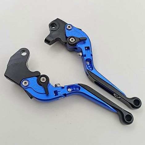 Pour Yamaha YZF R125 2008-2014 Poignée de klaxon de frein modifiée Levier d'embrayage (bleu 1) (1/5)