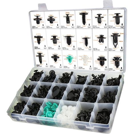 YD144 299PCS Clip-on storage box with lever, compatible with BMW cars (1/5)