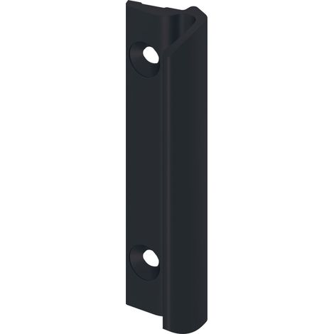 Roto Balkontürgriff Rotoline L 74mm, LA 50mm schwarz mit Schrauben (1/3)