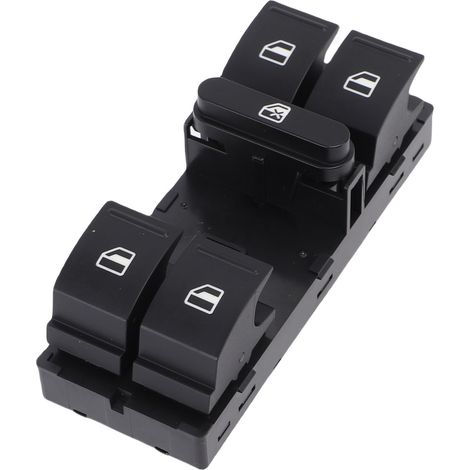 Interruttore alzacristalli elettrico 7L6959857D, nero, ricambio per comando principale per TDI VR6 V6 V8 (1/5)