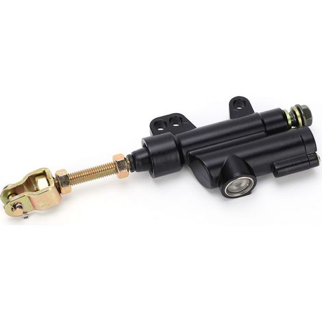 Pompe à Cylindre Maître de Frein Arrière Hydraulique Noir pour Moto, Quad et VTT (1/5)