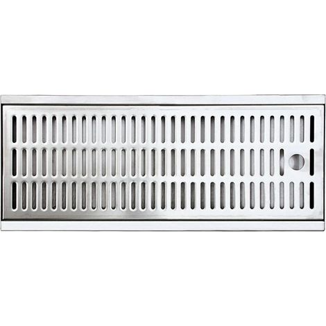 Tropfblech Abtropfblech Tropfschale en Acier Inoxydable Chrom-Nickel 250 x 160 x 20 mm Robuste pour Bar Brasserie Maison Robuste Durable Facile à Nettoyer Idéal pour Zapfhähne et Abfüllanlagen