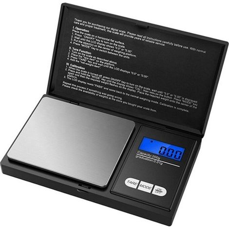 Precision Scale 0.01g, Kitchen Scale 500g 0.01g, Pocket Scale with LCD Screen, Small Scale for Powder, Jewelry, Gold, and Gemstones