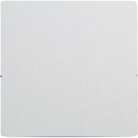Radiateur électrique à inertie connecté Valderoma Lithea Kherr Connect 700 W carré 51x51 cm Natura Blanc