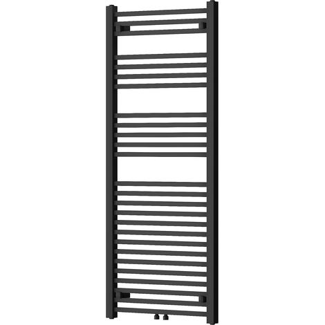 Mexen Pluton Badezimmerheizkörper 1450 x 600 mm, 835 W, schwarz - W106-1450-600-00-70 (1/5)