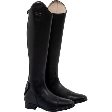Stivali Neptune unisex in pelle con zip posteriore: 39, calf s