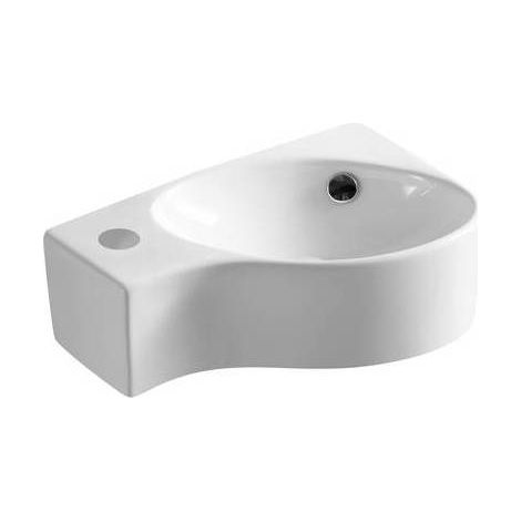 LAVABO MURAL MOD. LP91 CM 43 X 28 Dimensions : Blanc