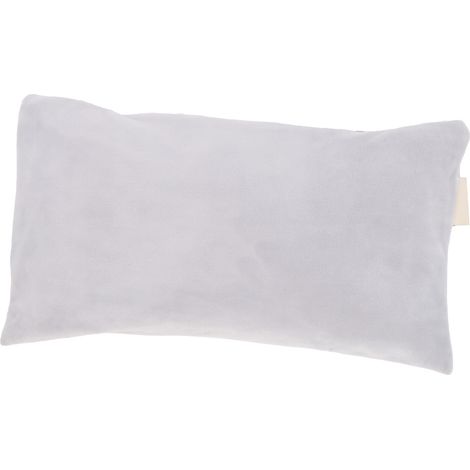 Oreiller fonctionnel gris pour soulager les douleurs cervicales et lombaires et favoriser un sommeil réparateur. (1/5)
