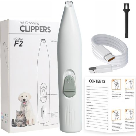 Tondeuse Électrique Douce pour Animaux : Coupe Facile et Silencieuse (1/4)
