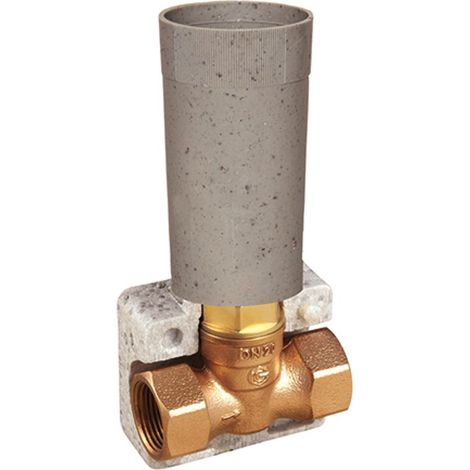 Flamco Válvula empotrada de fundición roja DN20 Manguito-Manguito, M1206010