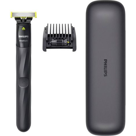 Philips QP1424/65 Regolabarba, Rifinitore per peli del corpo, Rifinitore di precisione, Rasoio Antracite