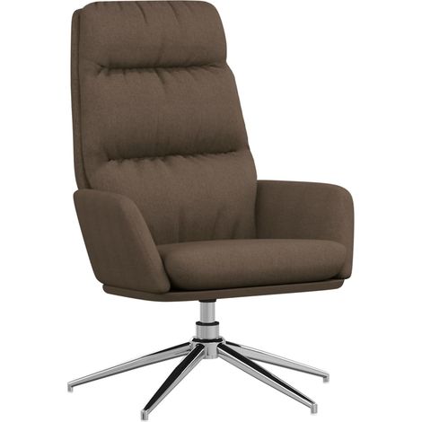 vidaXL Sedia Relax Tortora in Tessuto (1/5)