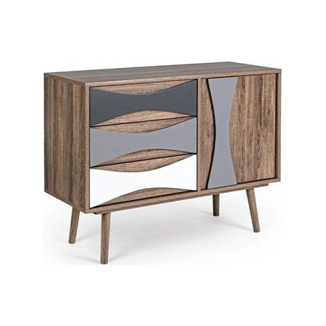Credenza 1 Anta 3 Cassetti Dioniso Bizzotto - 0740223 (1/3)