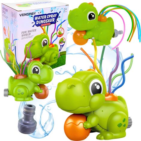 Dinosaurier-Sprinkler für Kinder, Wasserspielzeug, Gartenschlauch-Sprühgerät (1/5)