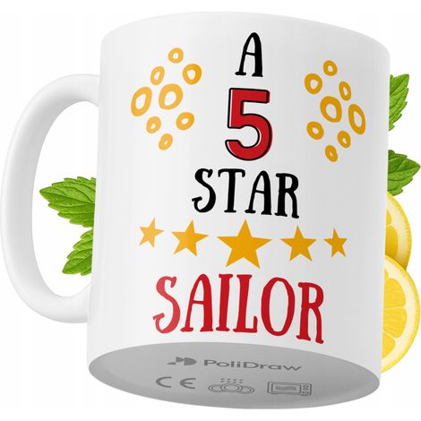 Mug humoristique pour marin, avec un texte amusant et un design graphique original. Idéal pour les anniversaires, les fêtes et les occasions spéciales. Mug premium pour la maison, le bureau et le trav (1/5)