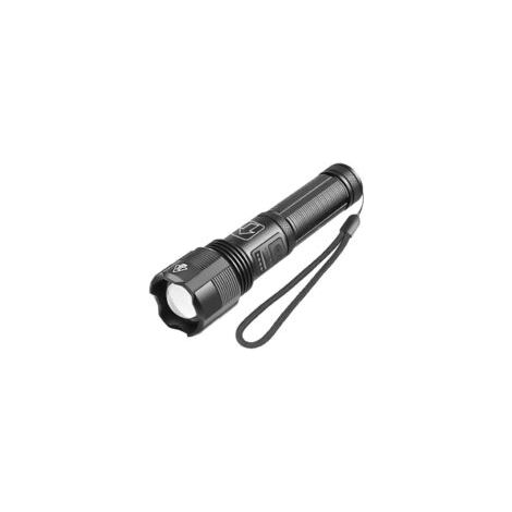 Linterna LED recargable Crezuo súper potente, 1000 lúmenes, 5 modos de iluminación. (1/4)