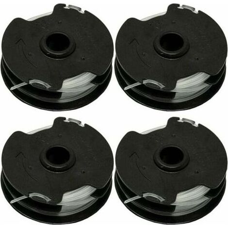 Lot de 4 bobines de Rechange pour débroussailleuse sans Fil Parkside PRTA 20-Li C3 IAN351753 (1/4)