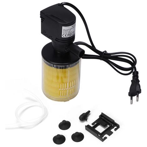 Jeffergarden Filtre 3 en 1, pompe d'aération d'oxygène, eau pour Aquarium, prise ue 220V (1/5)