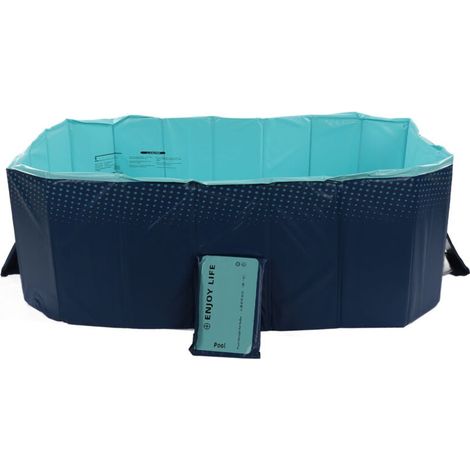 Piscine pliable surdimensionnée, gonflage gratuit pour la maison et l'extérieur, 1.6m / 5,25 pieds