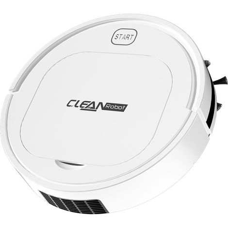 Aspirateur Robot de Balayage Rechargeable Aspirateur Robot de Balayage à Induction Automatique Intelligent 1pc Blanc (1/2)