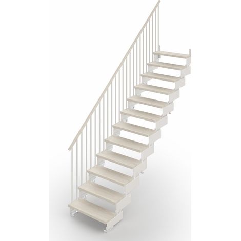 Composity - Escalier Droit   - Largeur 74 cm - 12 Marches (1/4)