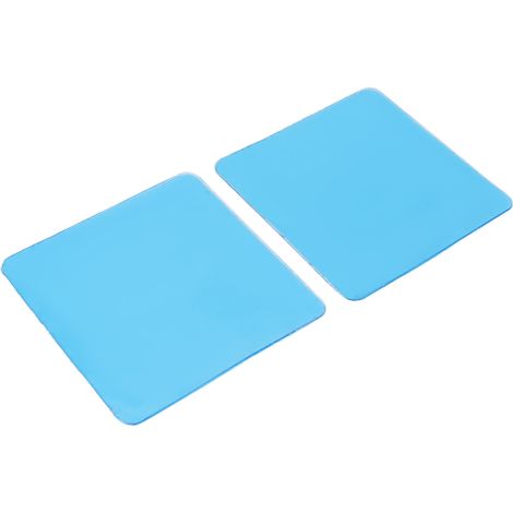 2 pièces Pads de Gel pour Stimulateur Abdominal, Amélioration Musculaire, Carré, Confortable et Réutilisable (1/5)