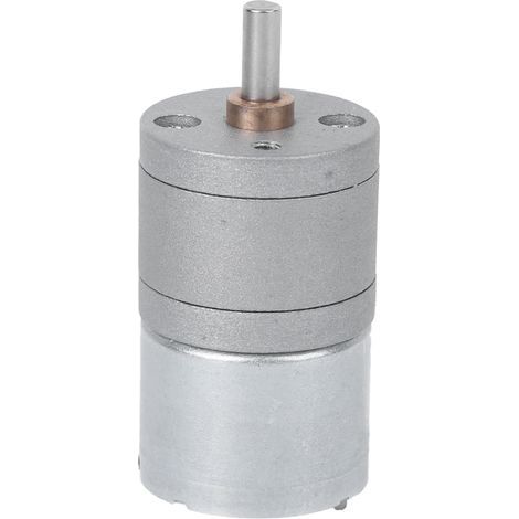 Moteur DC Miniature 6V/12V, Faible Bruit, Arbre 4mm pour Robots et Rideaux Électriques, 235 RPM (1/5)