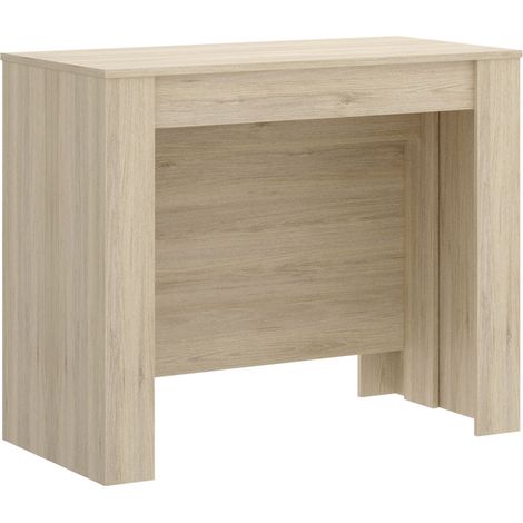 DEKIT - Mesa Extensible comedor cocina color natural 77x54-239x90 cm modelo KIONA