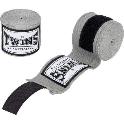 Bandes de boxe spéciales pour jumeaux CH5 grises 4,5 m (1/2)