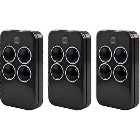 3 télécommandes XT4 433 RC 787456 pour garage/portail, compatibles avec les émetteurs de commande 433 MHz 787452, 787453 et 787454 (1/5)