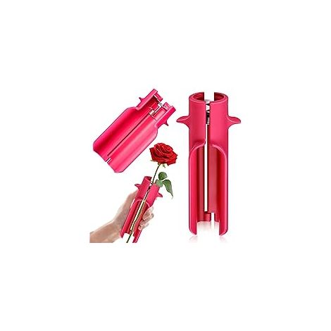 Outil pour enlever les épines de rosier, outil pour enlever les épines et les feuilles, nettoyeur de fleurs, coupe-fleurs, rose rouge, nouvelles améliorations pour compositions florales, fleuriste (1/5)