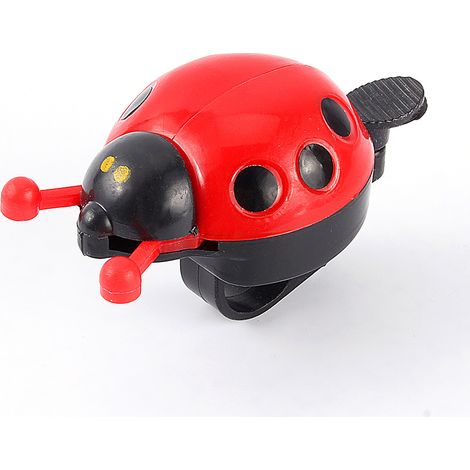 Sonnette de vélo enfant coccinelle, cadeau mignon pour les enfants qui aiment s'amuser en plein air (rouge) (1/5)