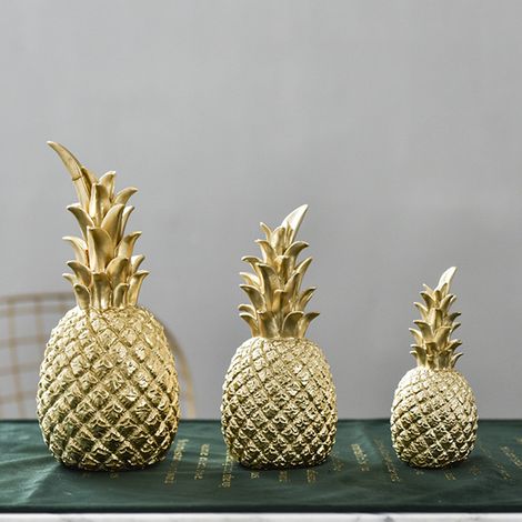 Nordische Ananas-Dekoration aus Kunstharz für Wohnzimmer, Weinschrank, Fensterbank oder Schreibtisch – moderne Wohndekoration (1/4)