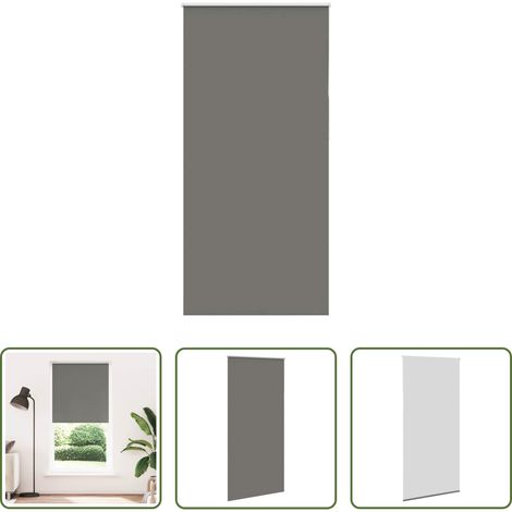 Fensterrollos -  Verdunkelungsrollo Grau 90x210 cm Stoffbreite 85,7 cm Polyester (1/5)