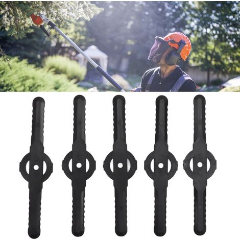 Lot de 30 lames de tondeuse en plastique, pour tondeuse électrique de jardin, lames longues, tondeuse à batterie lithium, accessoires de désherbage (1/5)