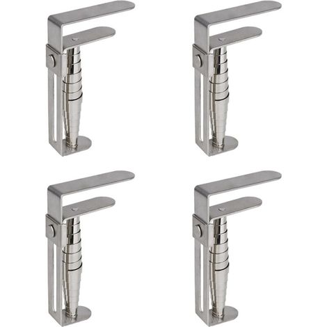 Thick Tablecloth Clip, 4 Piece Outdoor Table Cloth Clip, Stainless Steel Table Cloth Clip, Table Cloth Clip for Garden Table/Parties/Picnic/Eating (1/5)