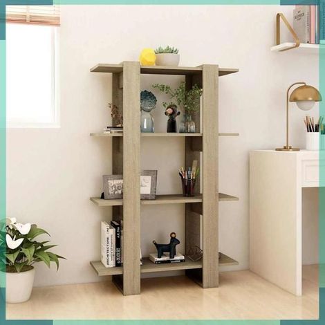 811577 Bibliothèque/Séparateur de pièce Chêne Sonoma 80x30x123,5 cm (1/5)