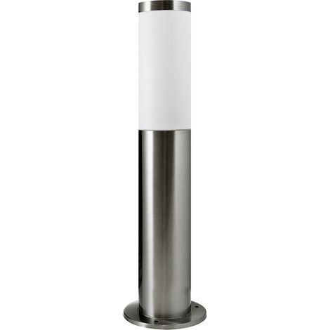 Lampada esterno a colonna LIVIA argento satinato 45cm E27 Polux (1/5)