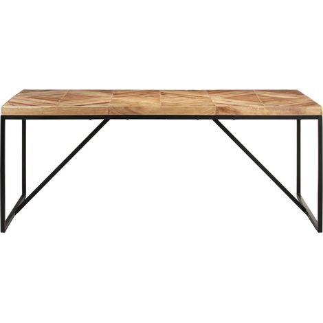 Maison Exclusive - Tavolo da Pranzo 180x90x76 cm Legno Massello di Acacia e Mango (1/5)