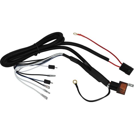 Kit di cablaggio relè per clacson a 12V con cavo da 1,9 m, 50W, collegamento da uno a due cavi per clacson ad aria compressa per auto, moto e camion.