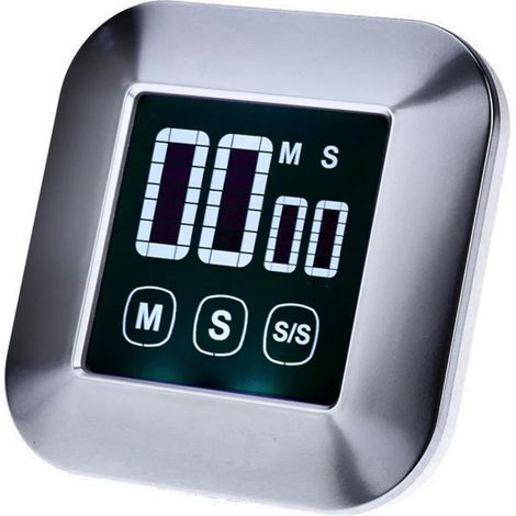 LCD-Digital-Touchscreen-Küchentimer, praktischer Kochtimer, Countdown-Uhr, Wecker (1/5)